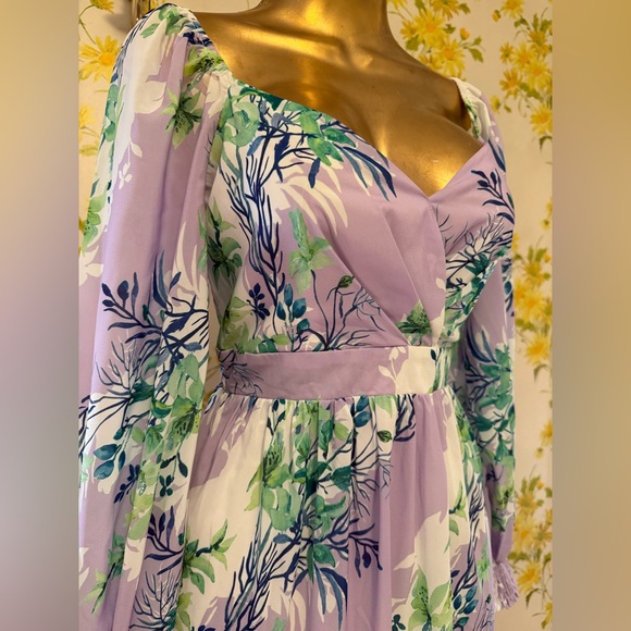 NWT Sweetheart neck Floral Maxi Dress in size M - Picture 3 of 13